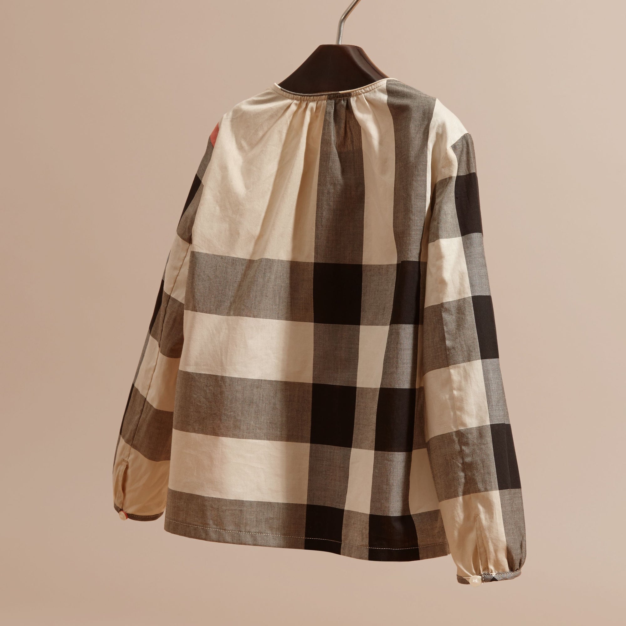 NEW CLASSIC CHECK Chemisier en coton à motif check avec nervures