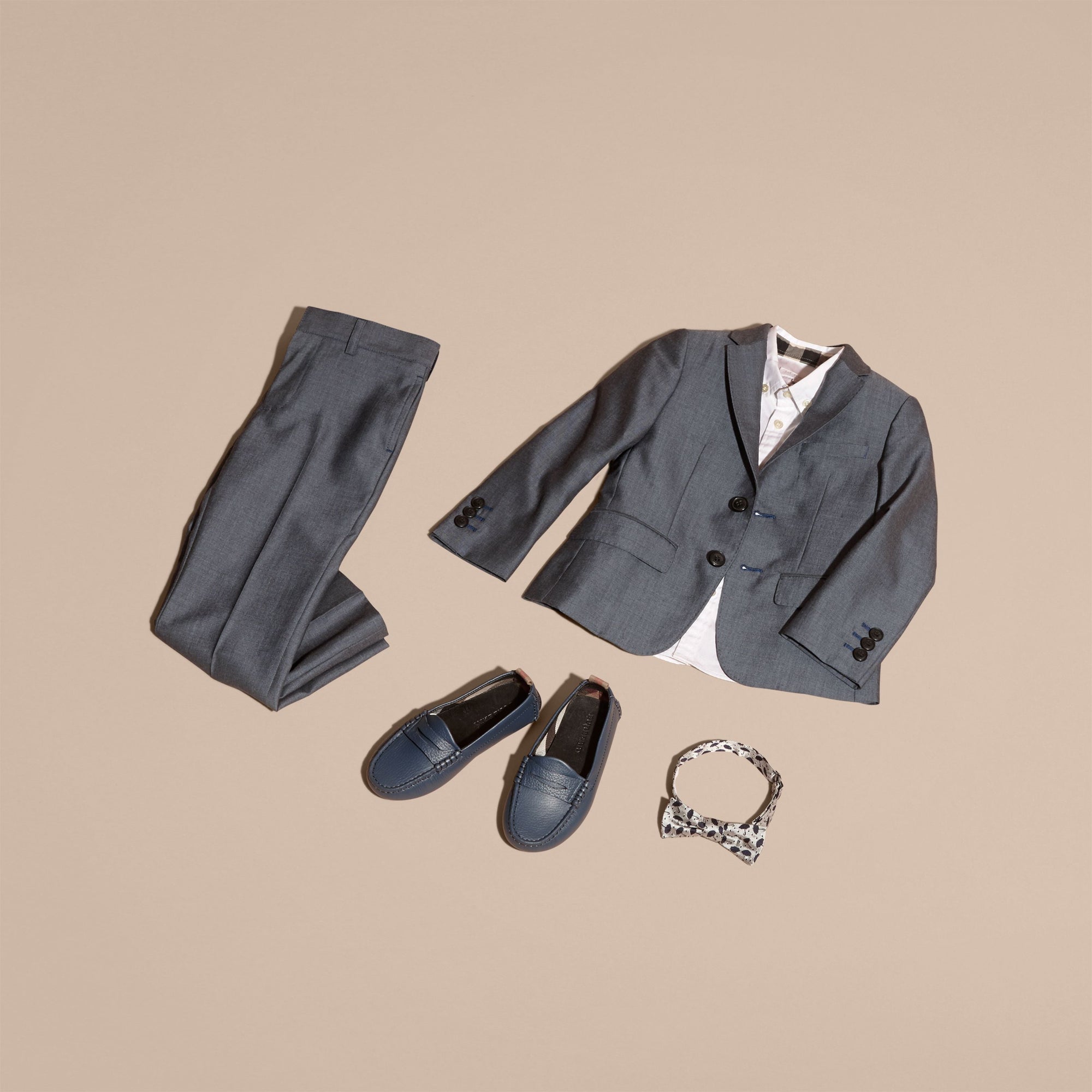 AIRFORCE BLUE Pantalon ajusté en laine