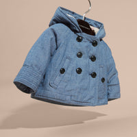 STONE BLUE Veste en denim à capuche