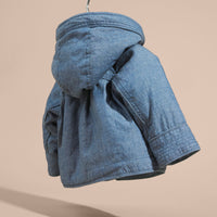 STONE BLUE Veste en denim à capuche