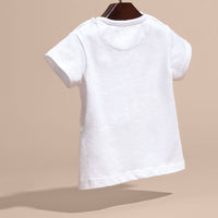 WHITE T-shirt en coton à imprimé fusée cabine téléphonique