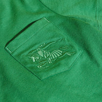 BRIGHT PIGMENT GREEN T-shirt à col ras du cou en coton
