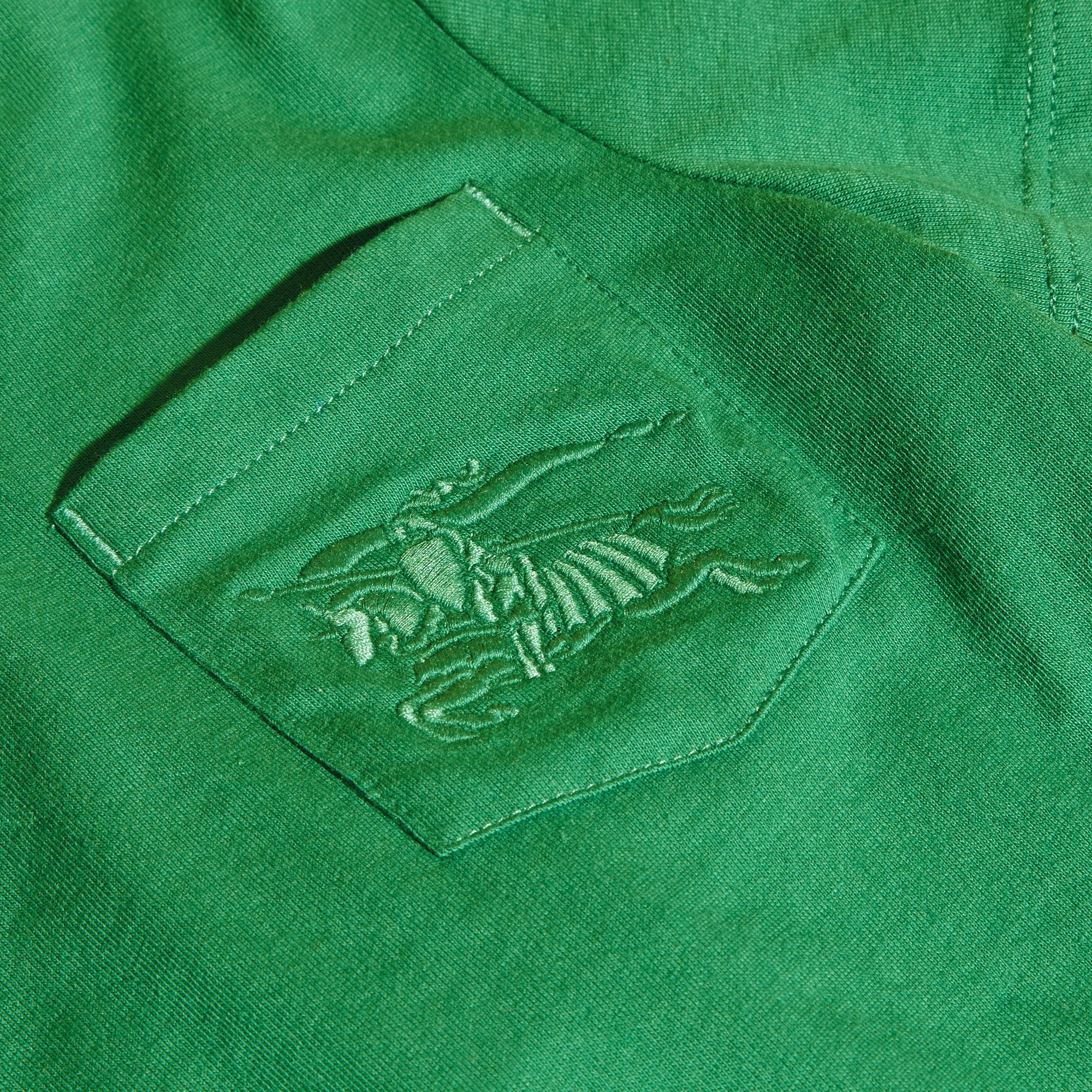BRIGHT PIGMENT GREEN T-shirt à col ras du cou en coton