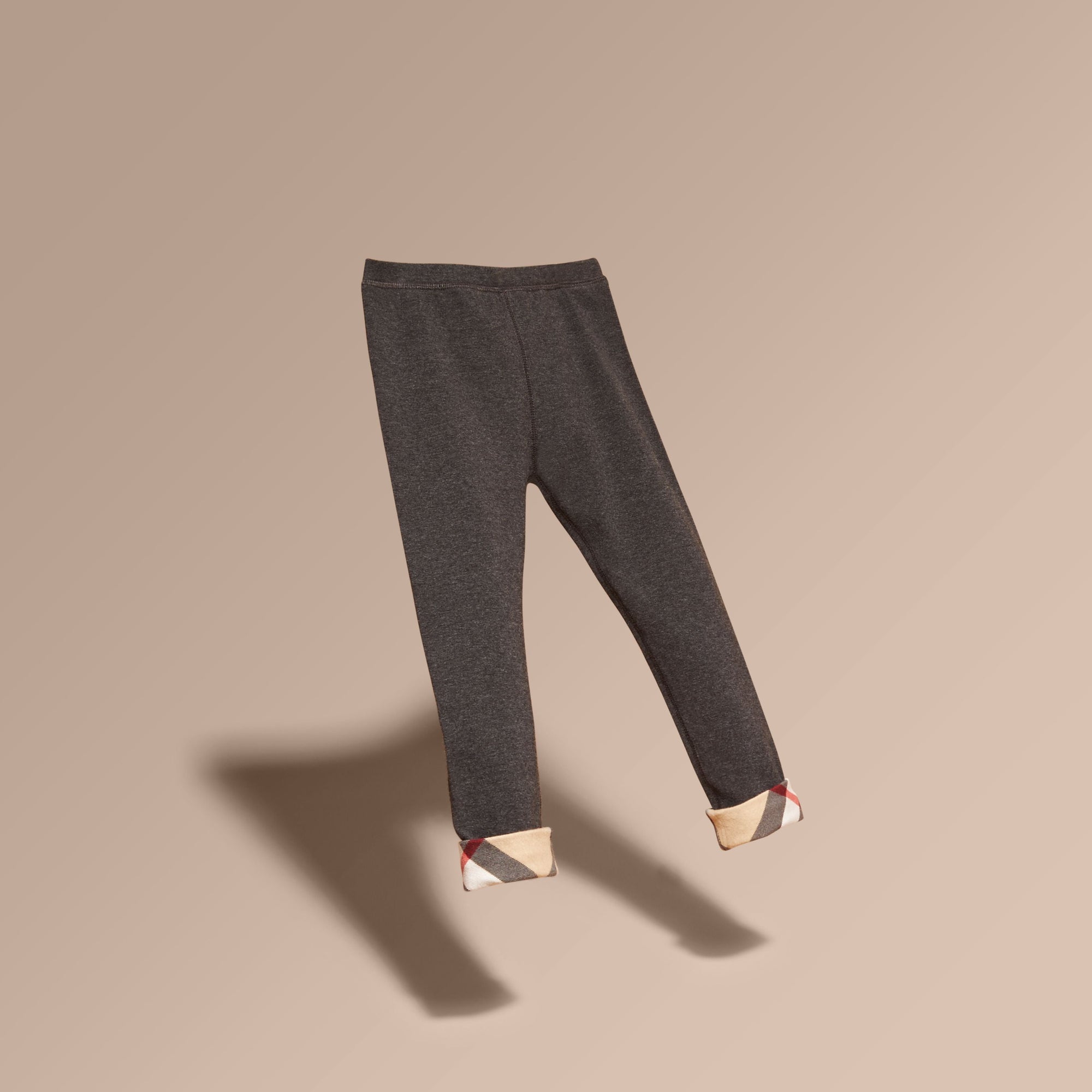 MID GREY MELANGE Legging en coton extensible