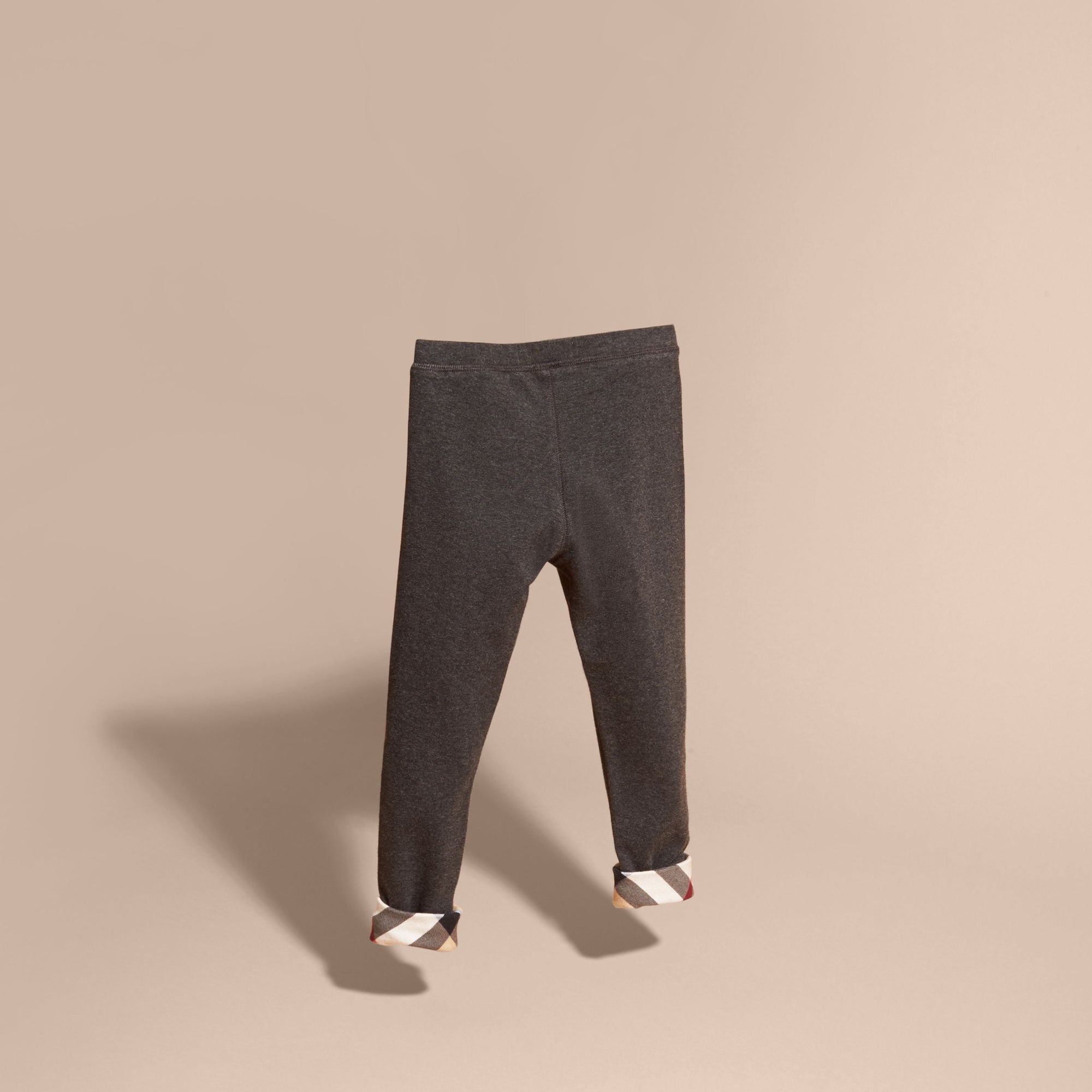 MID GREY MELANGE Legging en coton extensible