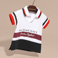 CLARET Polo en piqué de coton à rayures