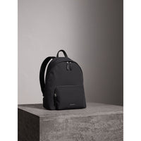 BLACK Sac à dos en tissu technique avec détails en cuir