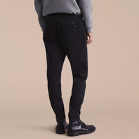 BLACK Pantalon de survêtement en maille de coton mélangé