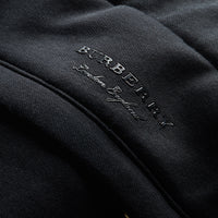 BLACK Pantalon de survêtement en maille de coton mélangé