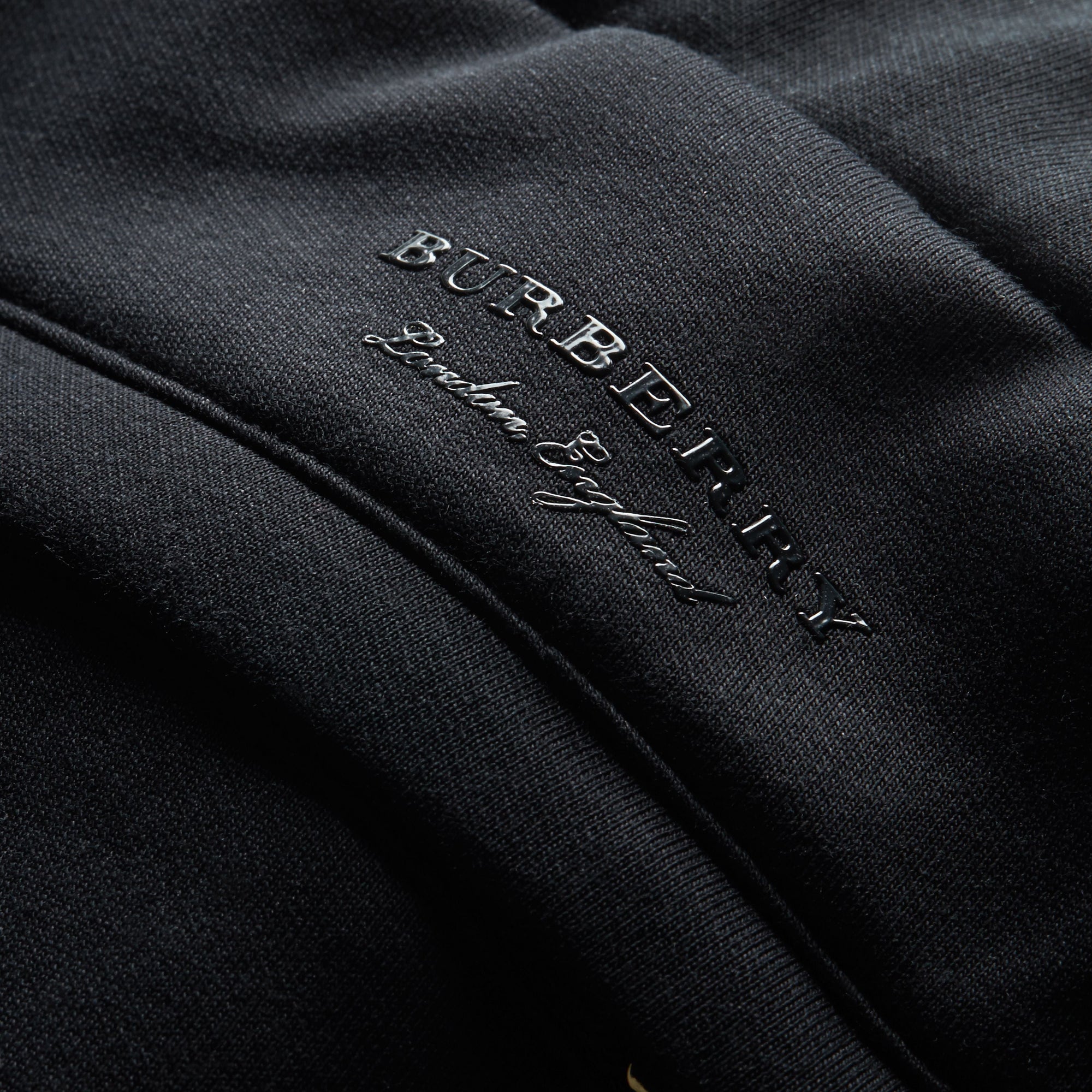 BLACK Pantalon de survêtement en maille de coton mélangé