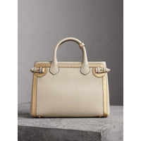 LIMESTONE Sac The Banner medium en cuir avec appliqués ton sur ton