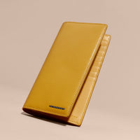 LARCH YELLOW Portefeuille continental en cuir London