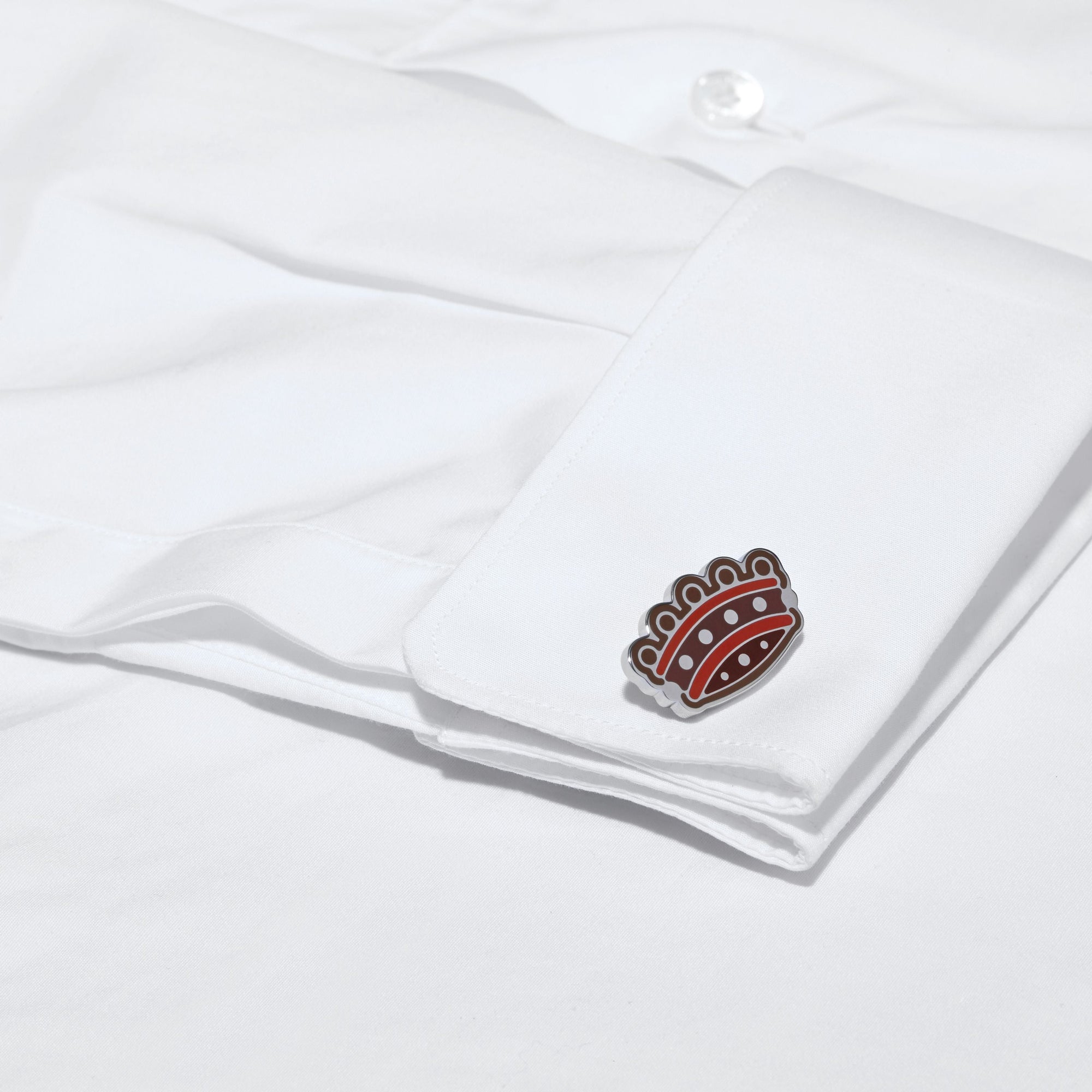 MINERAL BLUE Boutons de manchette Couronne