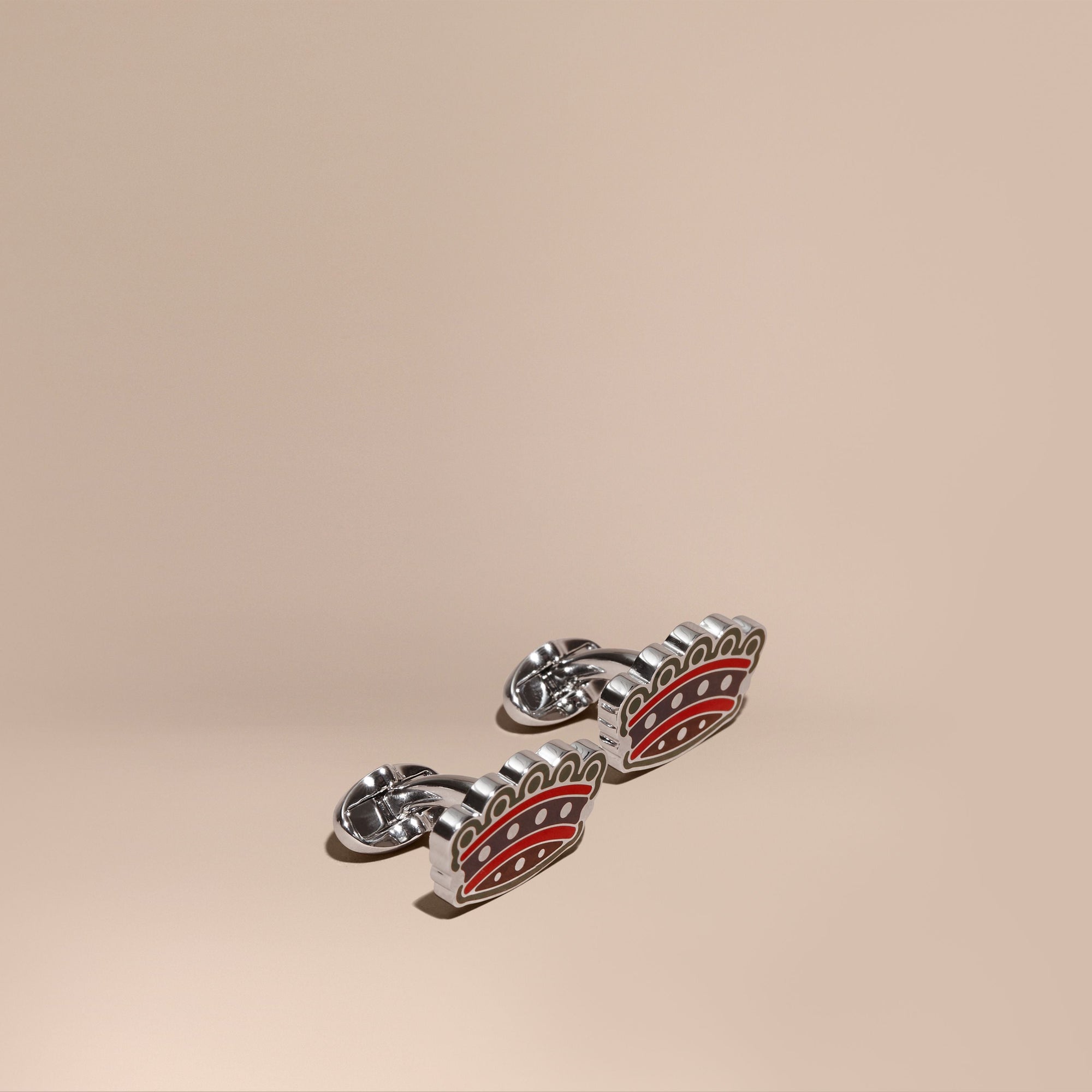 MINERAL BLUE Boutons de manchette Couronne