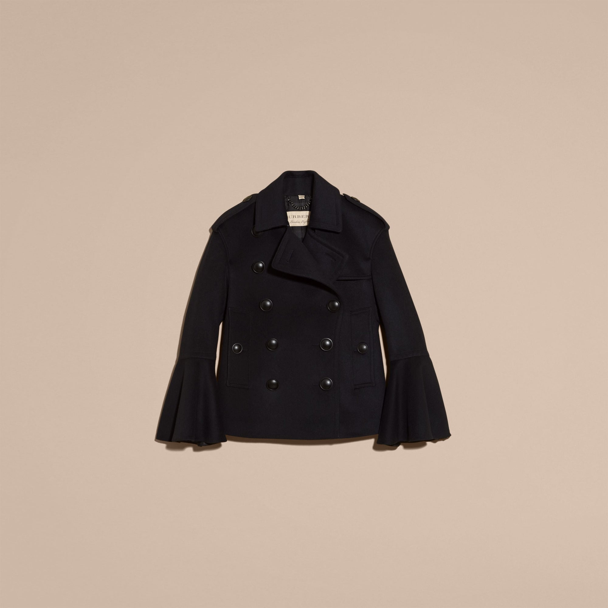 NAVY Caban en laine et cachemire avec manches cloches