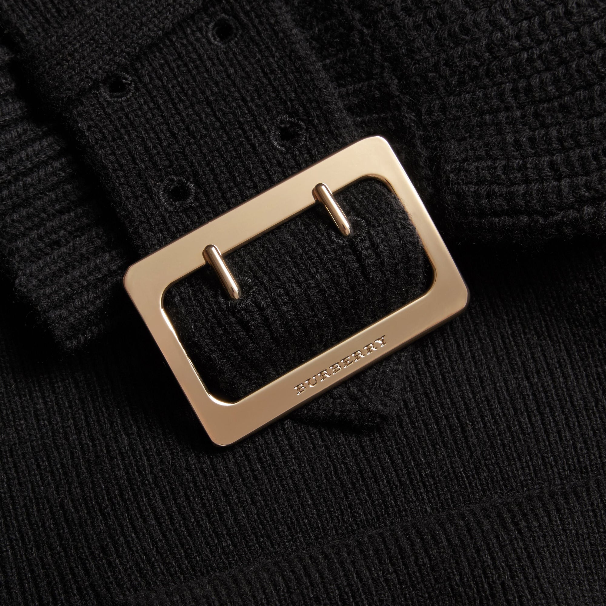 BLACK Bomber en maille de laine et cachemire avec manches cloches