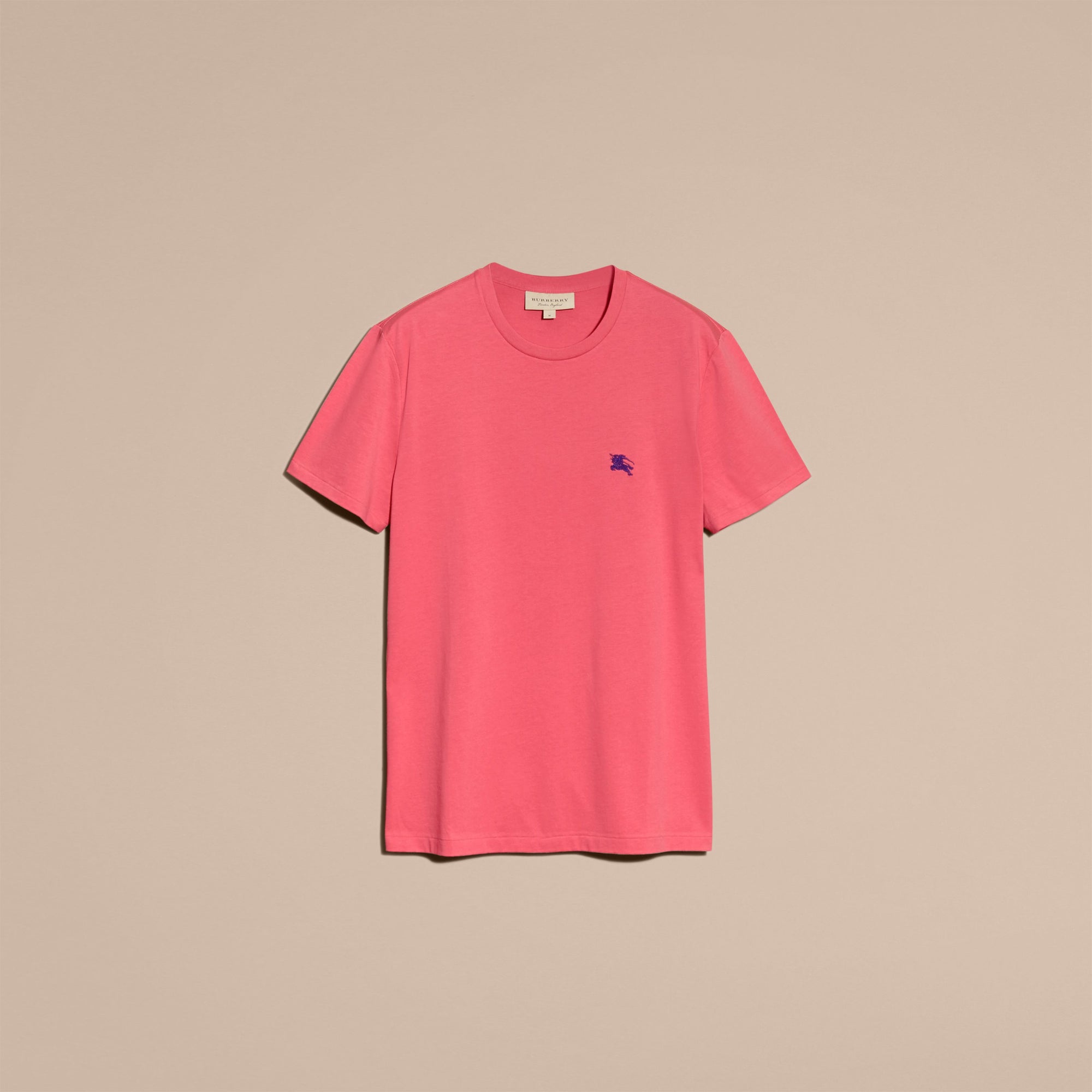 DUSKY PINK T-shirt en jersey de coton
