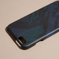 NAVY FLORAL Étui pour iPhone 6 à motif London check et imprimé floral