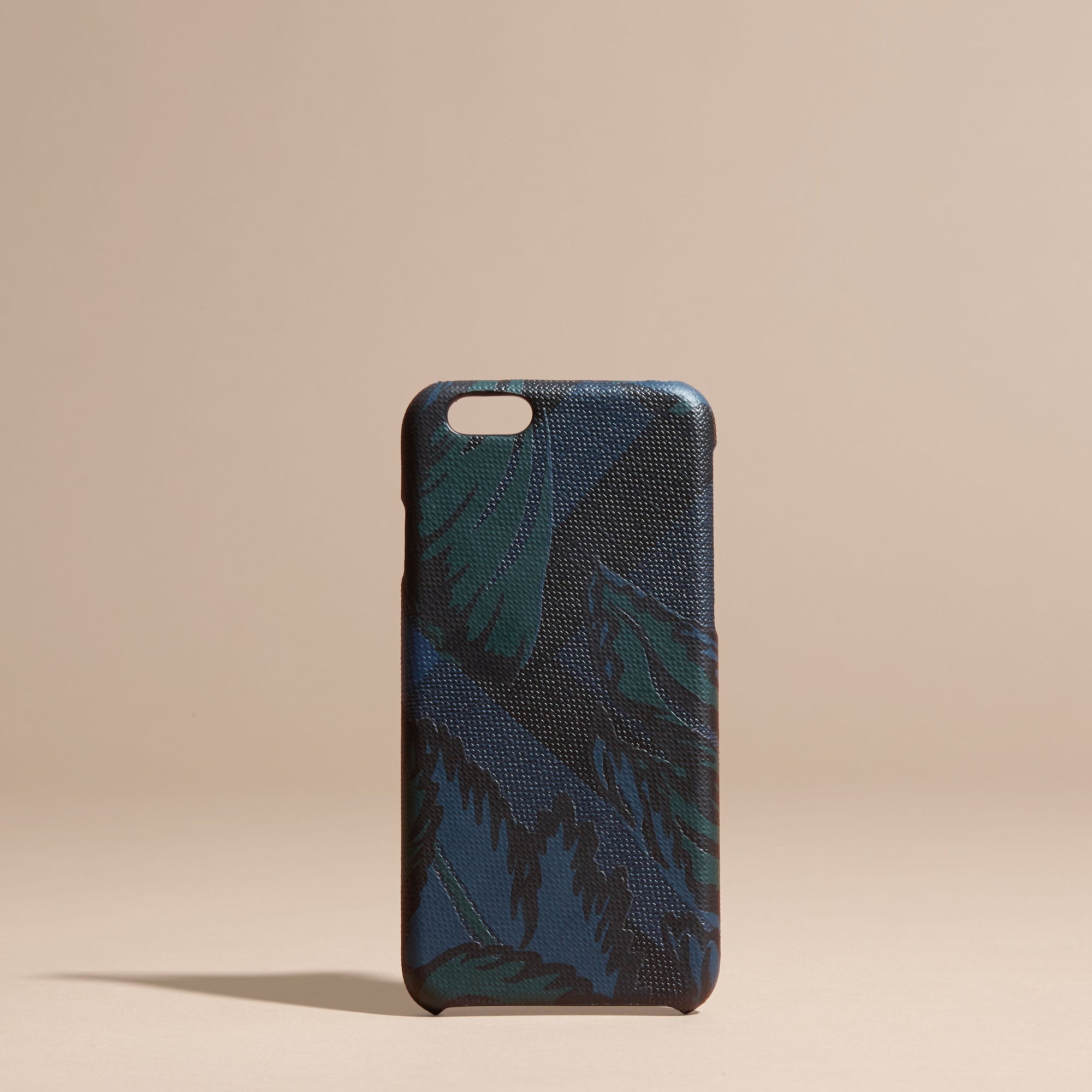 NAVY FLORAL Étui pour iPhone 6 à motif London check et imprimé floral