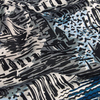 STEEL BLUE T-shirt en coton à imprimé balnéaire