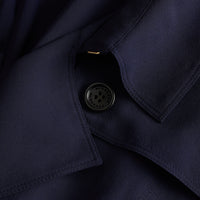 NAVY Robe trench en soie