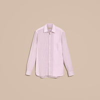 ROSE PINK Chemise rayée en coton à panneaux