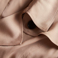 Robe trench en soie - Nude