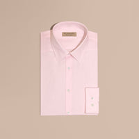 CITY PINK Chemise ajustée en popeline de coton à rayures