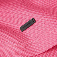 BRIGHT CRIMSON PINK Polo en piqué de coton avec col rayé