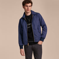 BRIGHT NAVY Bomber réversible en tissu technique