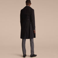 BLACK Trench-coat léger à double boutonnage