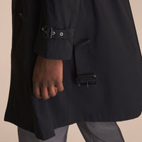 BLACK Trench-coat léger à double boutonnage
