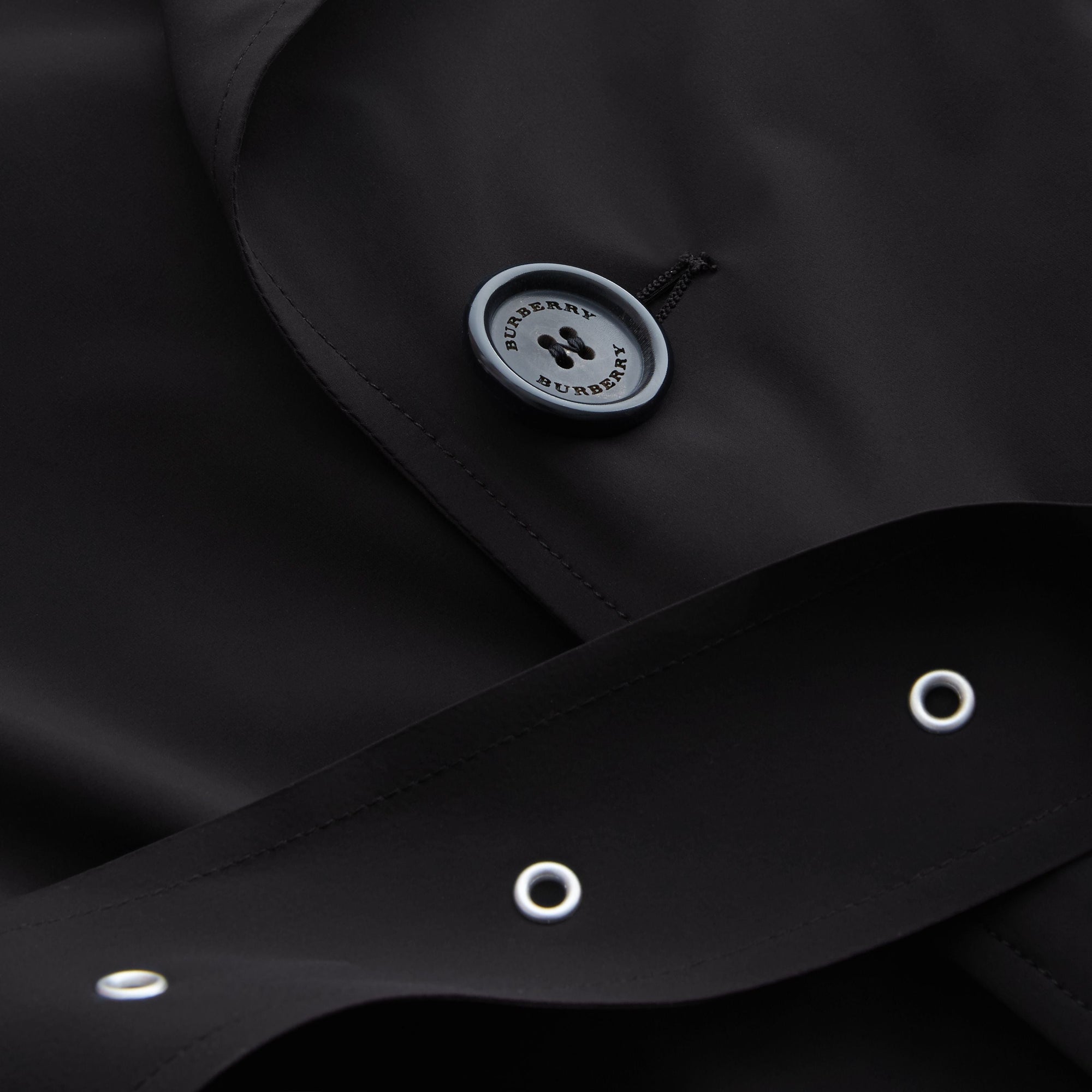 BLACK Trench-coat léger à double boutonnage
