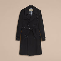 BLACK Trench-coat léger à double boutonnage
