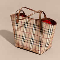 TAN Petit Sac The Canter avec motif Haymarket check