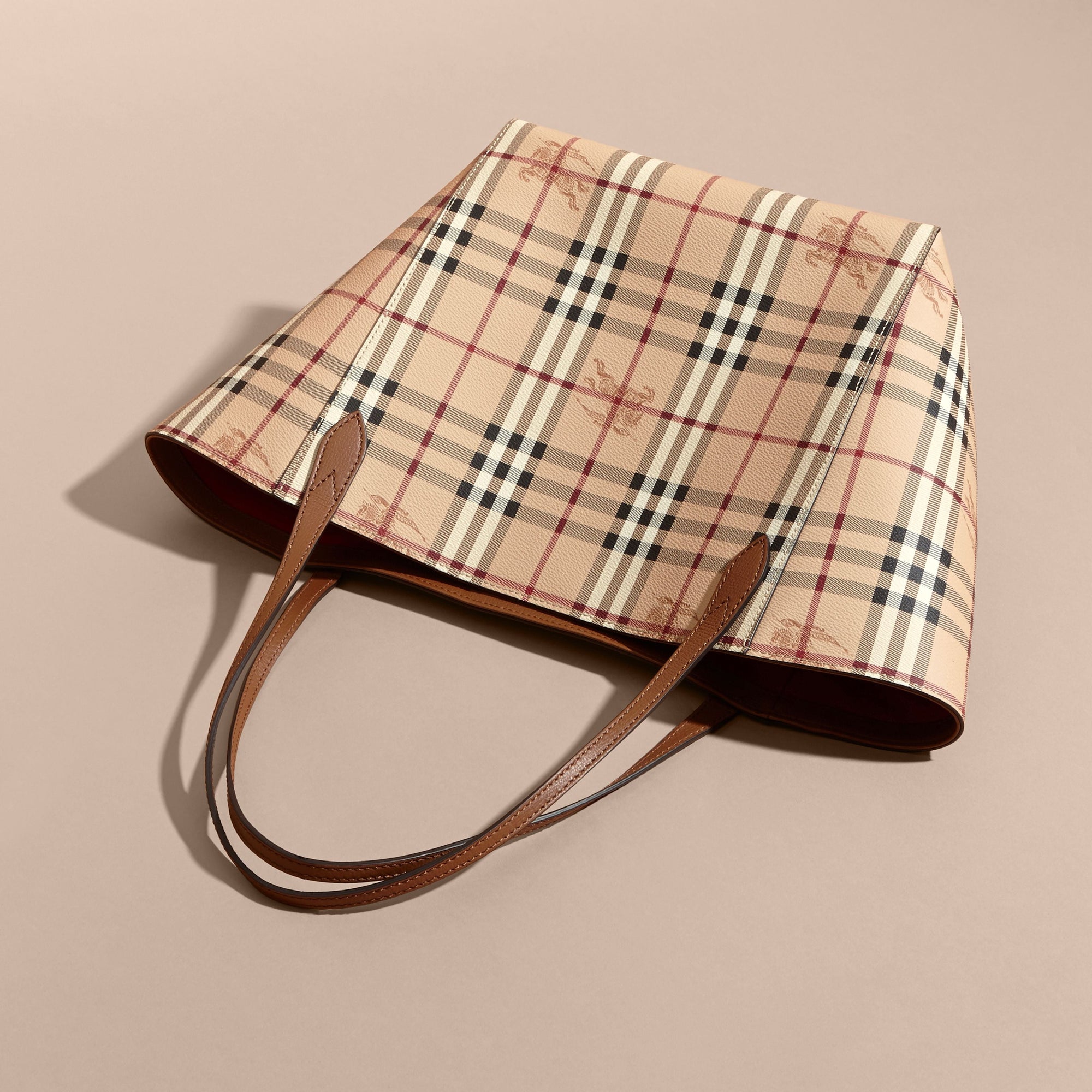 TAN Petit Sac The Canter avec motif Haymarket check