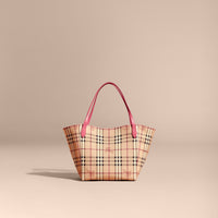 PLUM PINK Petit Sac The Canter avec motif Haymarket check