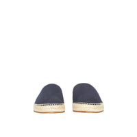 INDIGO BLUE Espadrilles en toile de coton à motif House check surteint