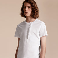 WHITE T-shirt en coton avec volant