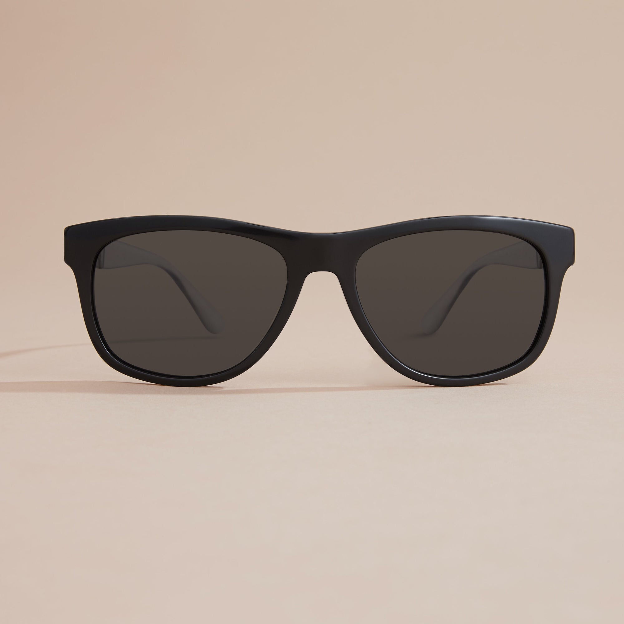 BLACK Lunettes de soleil à monture carrée avec détails check