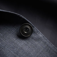 SLATE BLUE Costume de coupe moderne en lin et laine Travel Tailoring