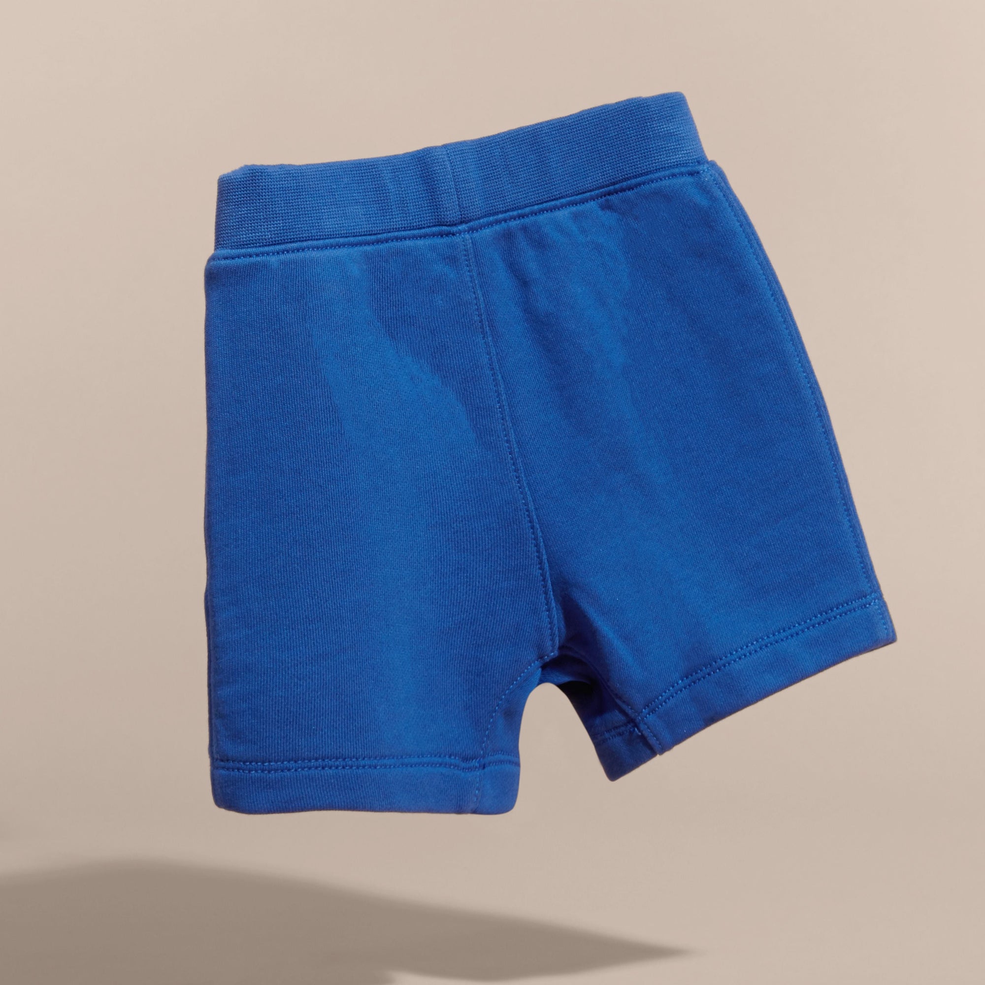 BRILLIANT BLUE Short en jersey de coton avec cordon de serrage