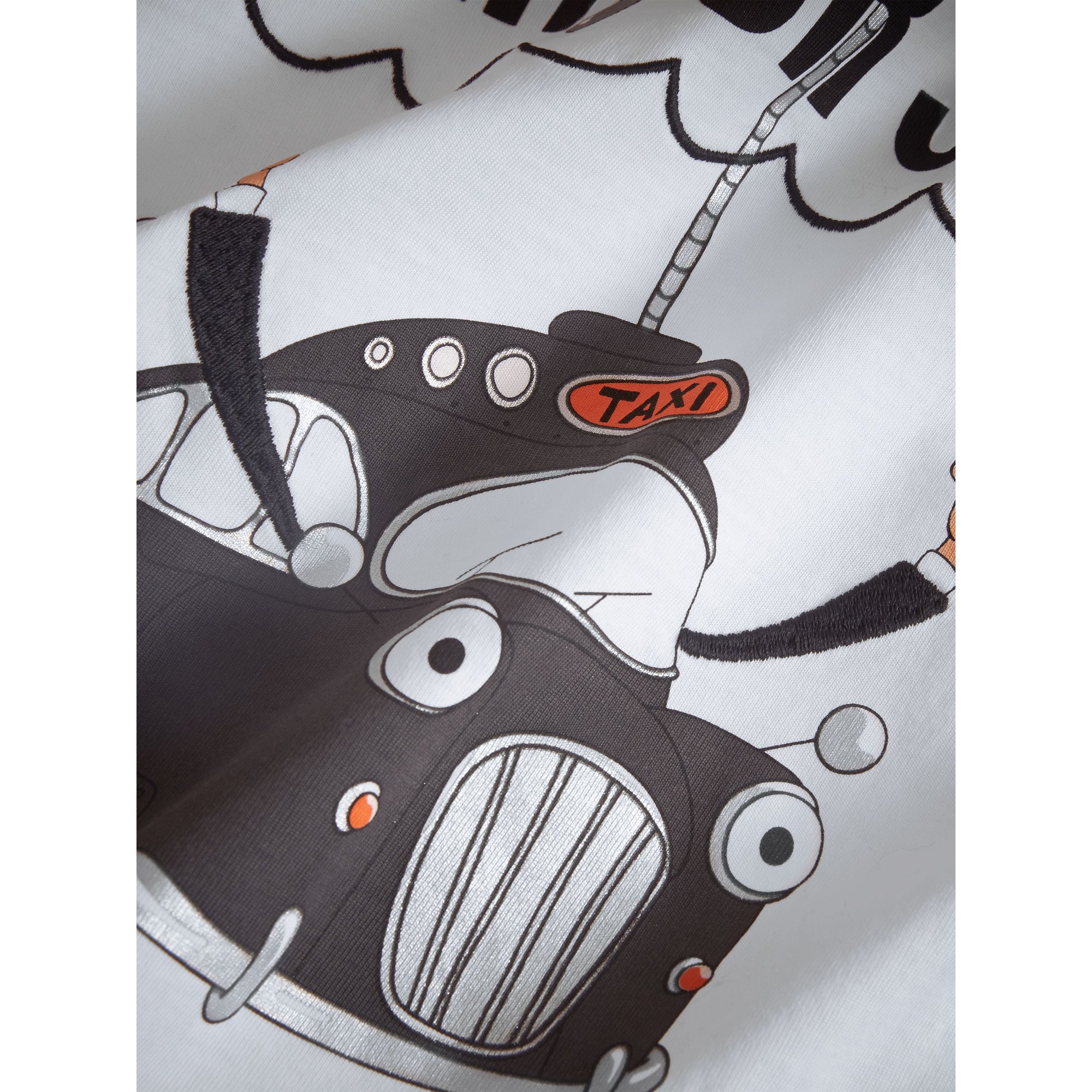 WHITE T-shirt en coton à motif Rain or Shine
