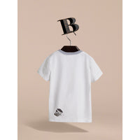 WHITE T-shirt en coton à motif Rain or Shine