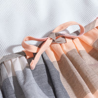 APRICOT Robe t-shirt en jersey de coton à motif check