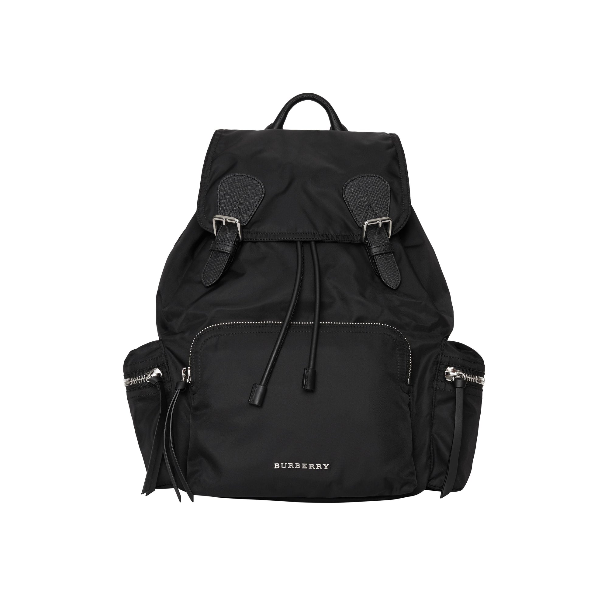 BLACK/BLACK Grand sac The Rucksack en nylon technique et cuir