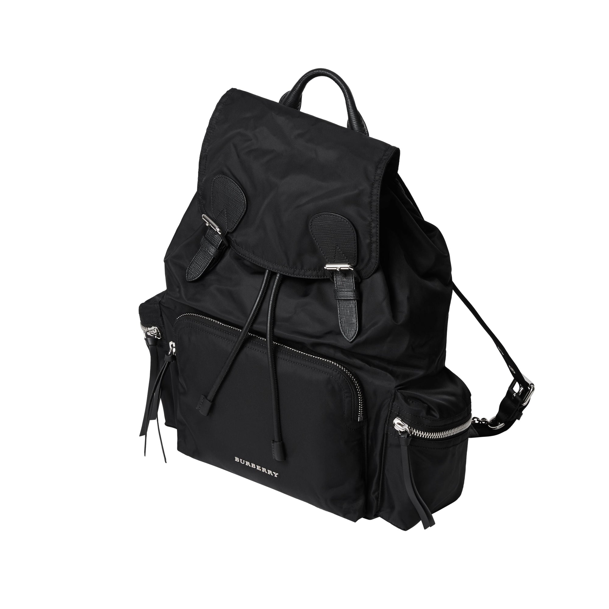 BLACK/BLACK Grand sac The Rucksack en nylon technique et cuir