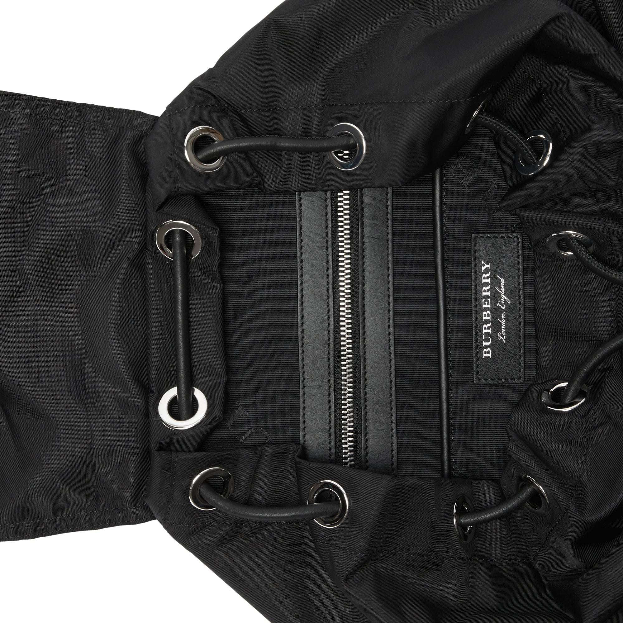 BLACK/BLACK Grand sac The Rucksack en nylon technique et cuir