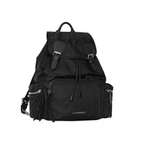 BLACK/BLACK Grand sac The Rucksack en nylon technique et cuir