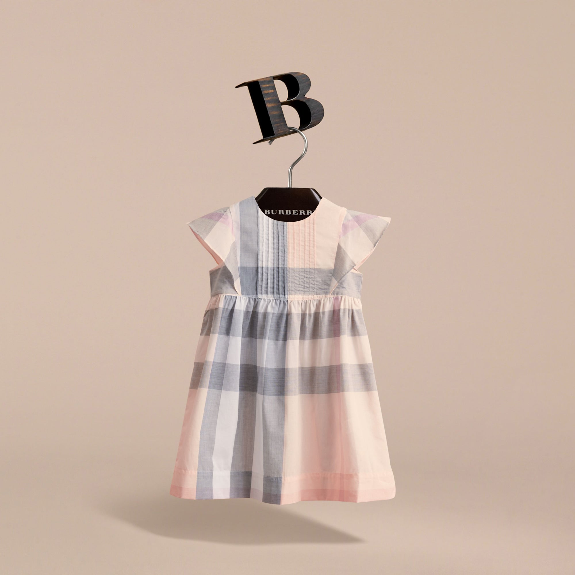 APRICOT Robe en coton à motif check avec volants